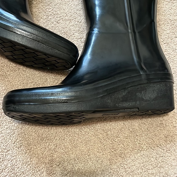 HUNTER Arolla wedge rain boots size 10 - Picture 5 of 16